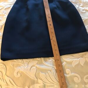 Navy pin stripped skirt